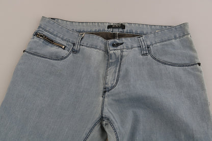 C’N’C COSTUME NATIONAL Light Blue Mid Waist Skinny Denim Jeans