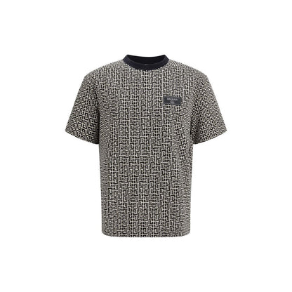 Balmain Multicolor Cotton T-Shirt: Statement Luxe Redefined