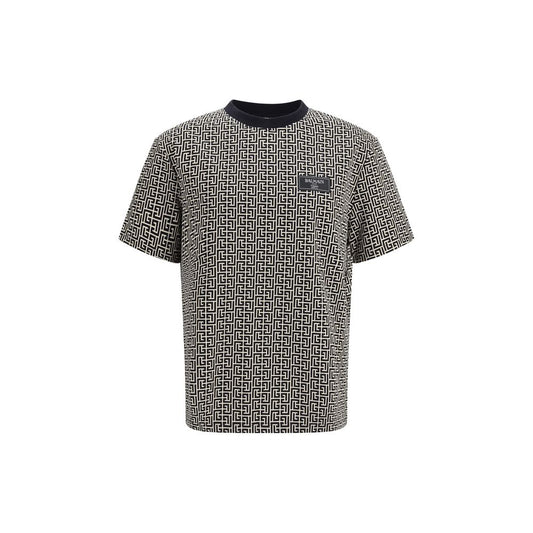 Balmain Multicolor Cotton T-Shirt: Statement Luxe Redefined