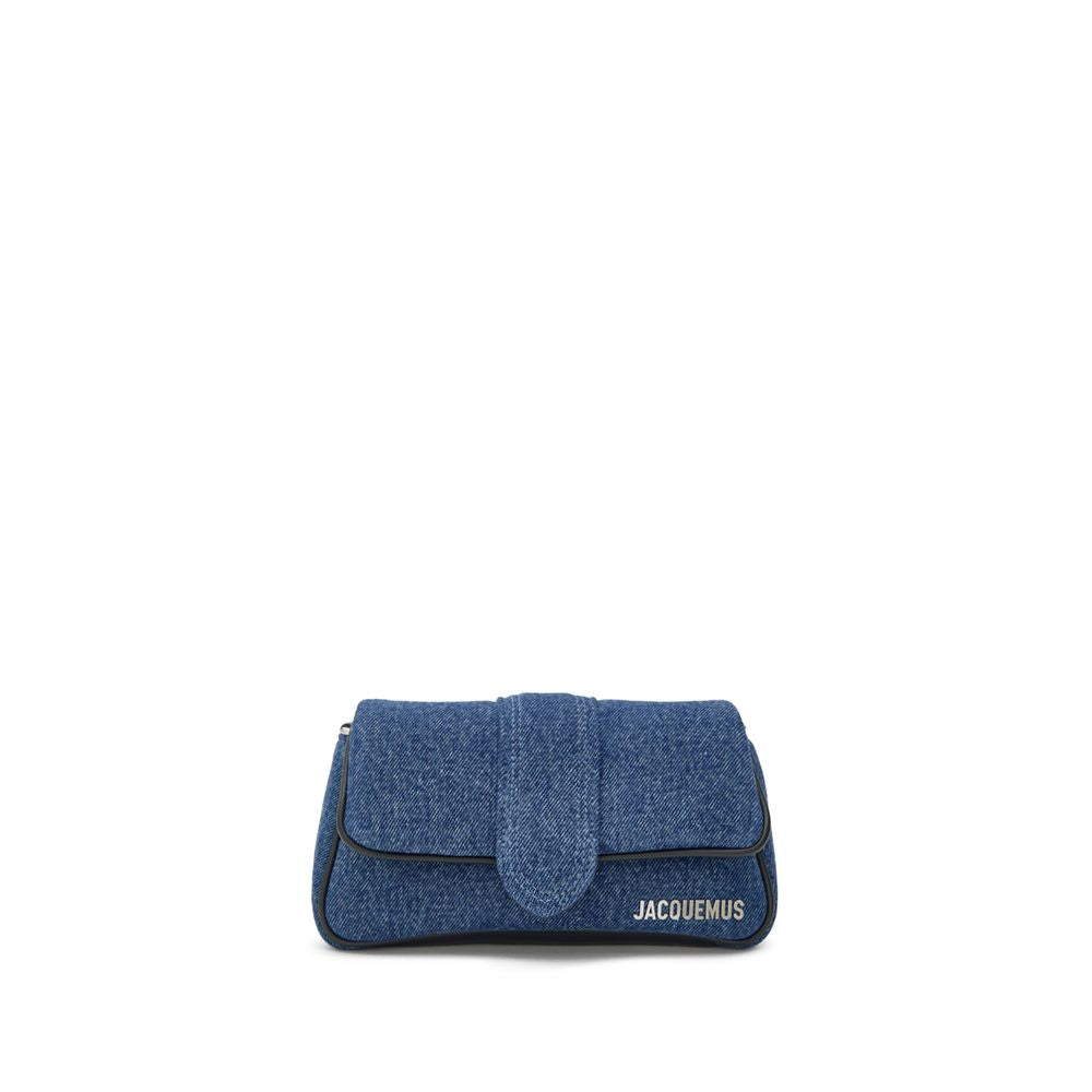 Jacquemus Blue Cotton Handbag - Le Petit Bambimou Mini Shoulder Bag