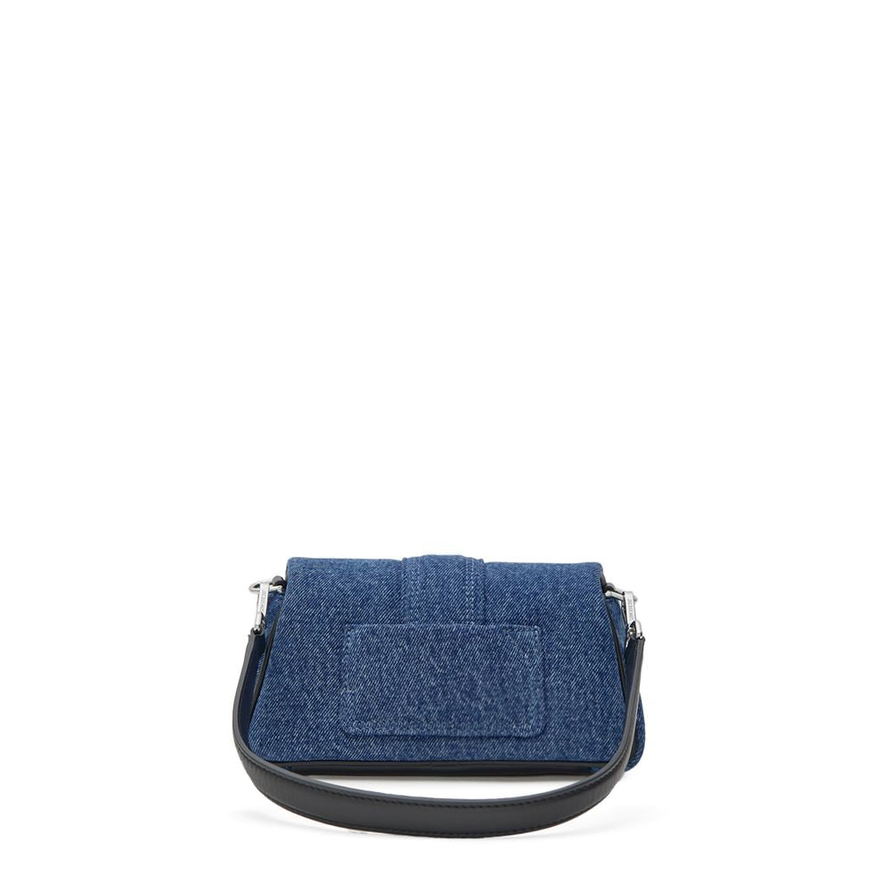 Jacquemus Blue Cotton Handbag - Le Petit Bambimou Mini Shoulder Bag