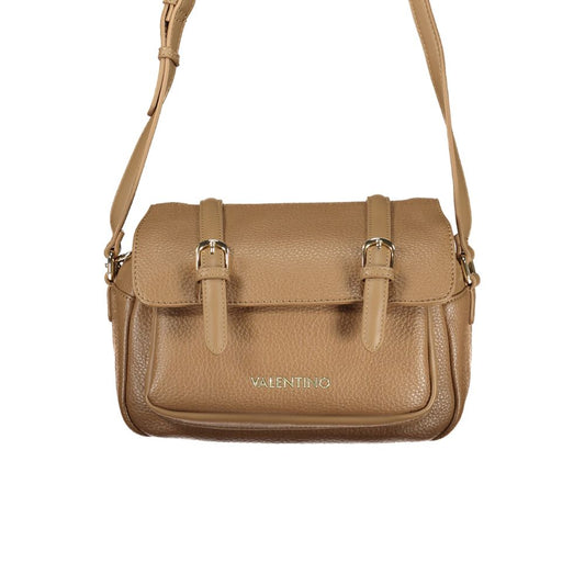Mario Valentino Red Leather Handbag with Dual Carry Options