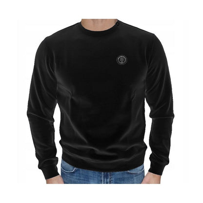 Plein Sport Black Cotton Sweatshirt for Men