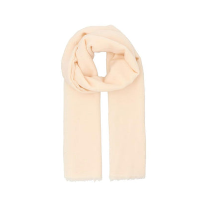 Faliero Sarti White Wool Scarf - Elegance Redefined