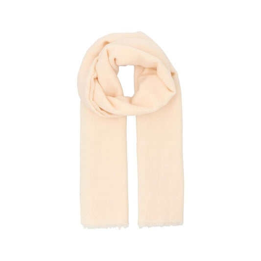 Faliero Sarti White Wool Scarf - Elegance Redefined