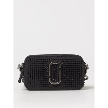 Marc Jacobs Black Crystal Canvas Snapshot Bag