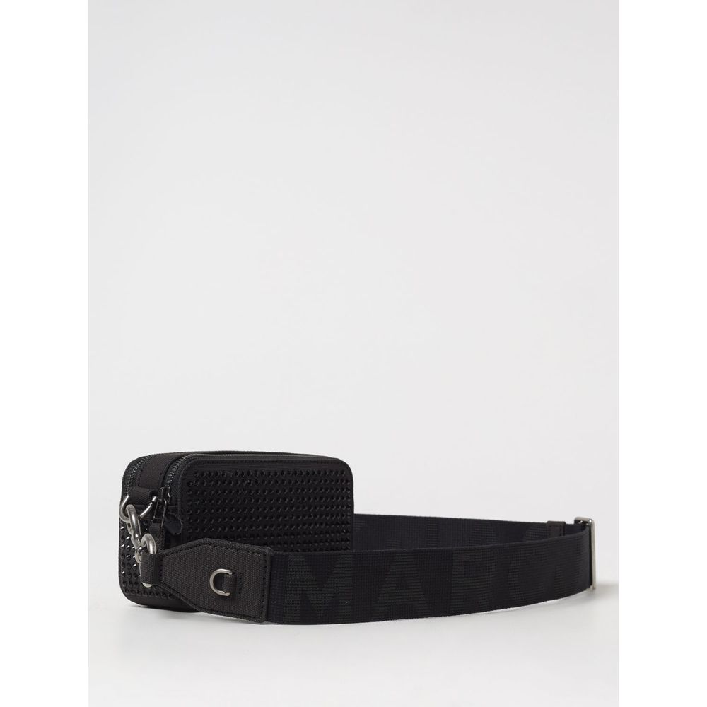 Marc Jacobs Black Crystal Canvas Snapshot Bag
