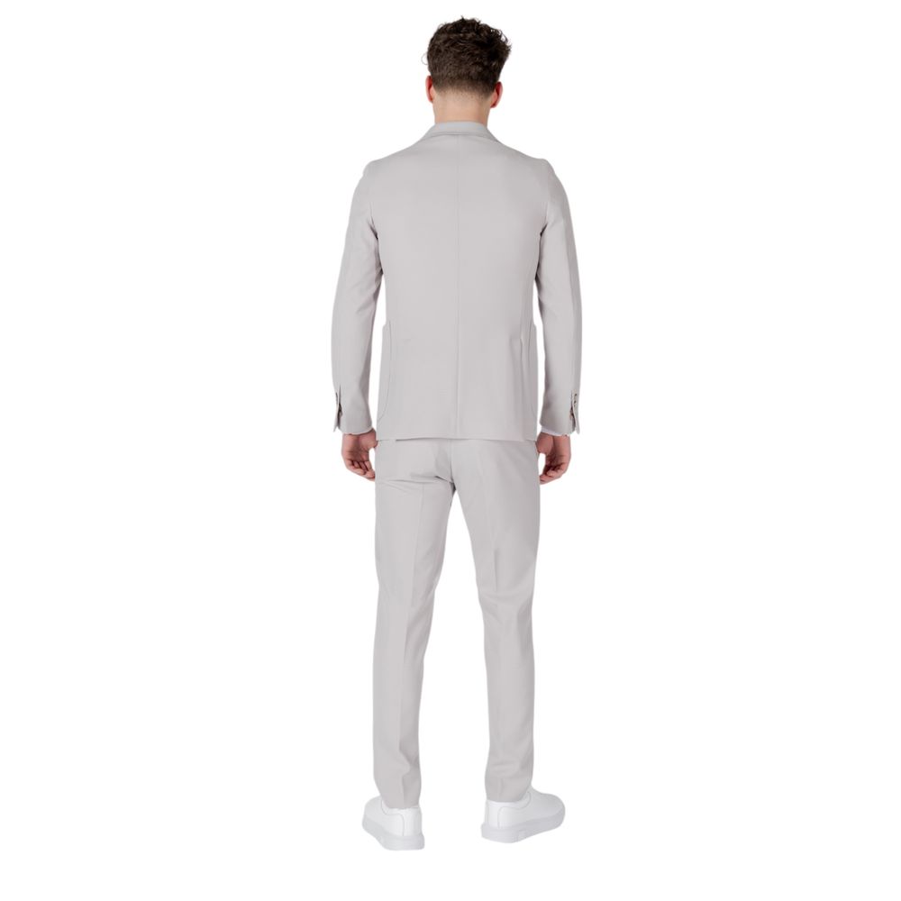 Mulish Gray Polyester Two-Piece Suit