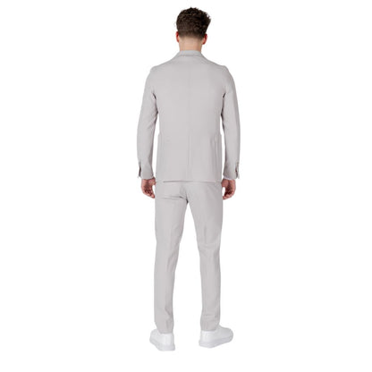 Mulish Gray Polyester Two-Piece Suit