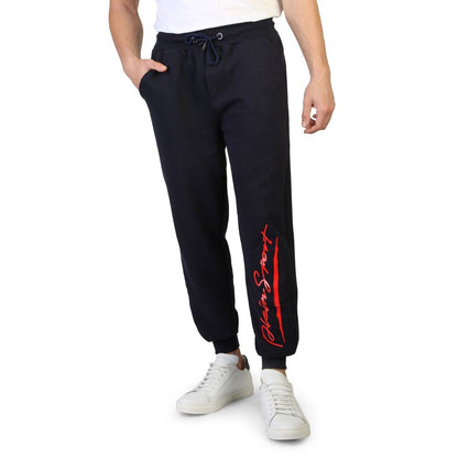 Plein Sport Blue Cotton Joggers