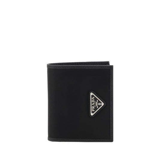 Prada Black Nylon Bifold Wallet