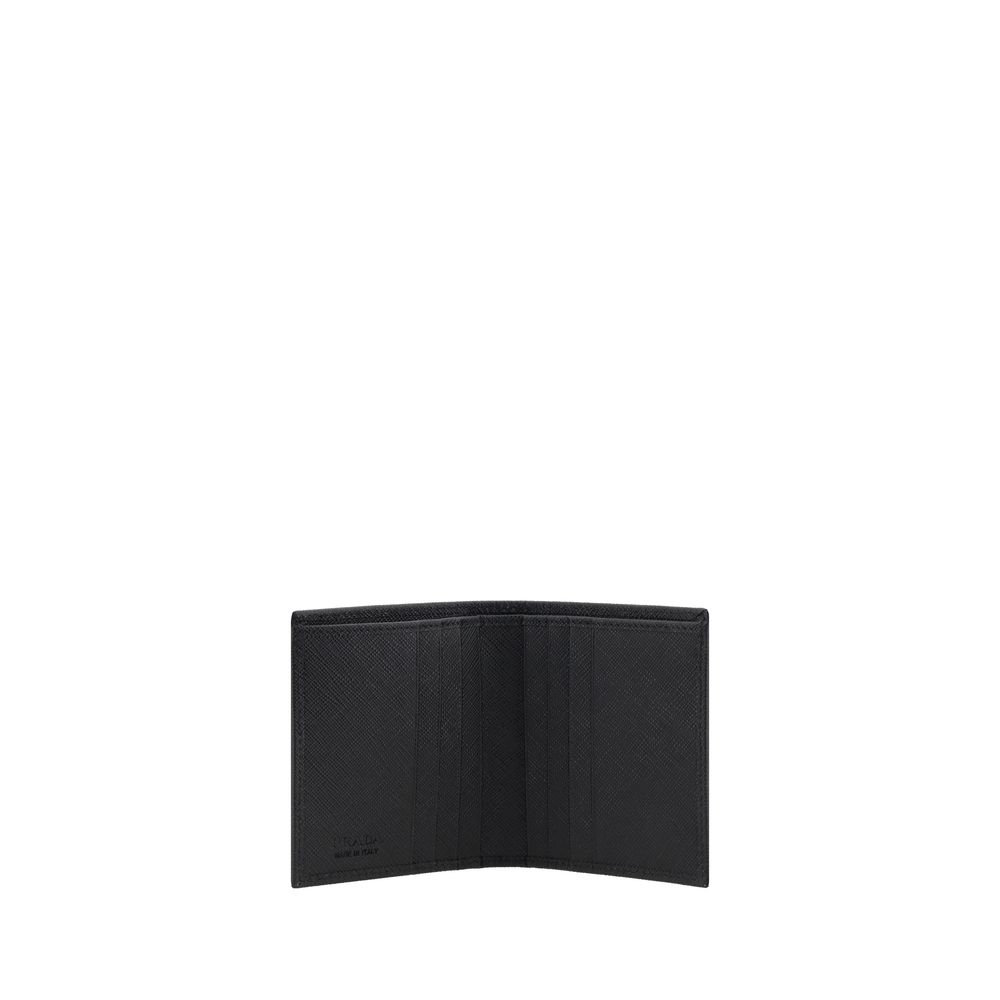 Prada Black Nylon Bifold Wallet