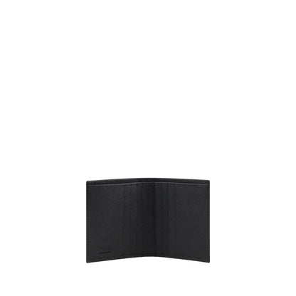 Prada Black Nylon Bifold Wallet