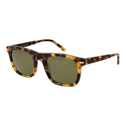 Serengeti Men’s Sunglasses – Brown Square Frame, Green Polarized Lenses