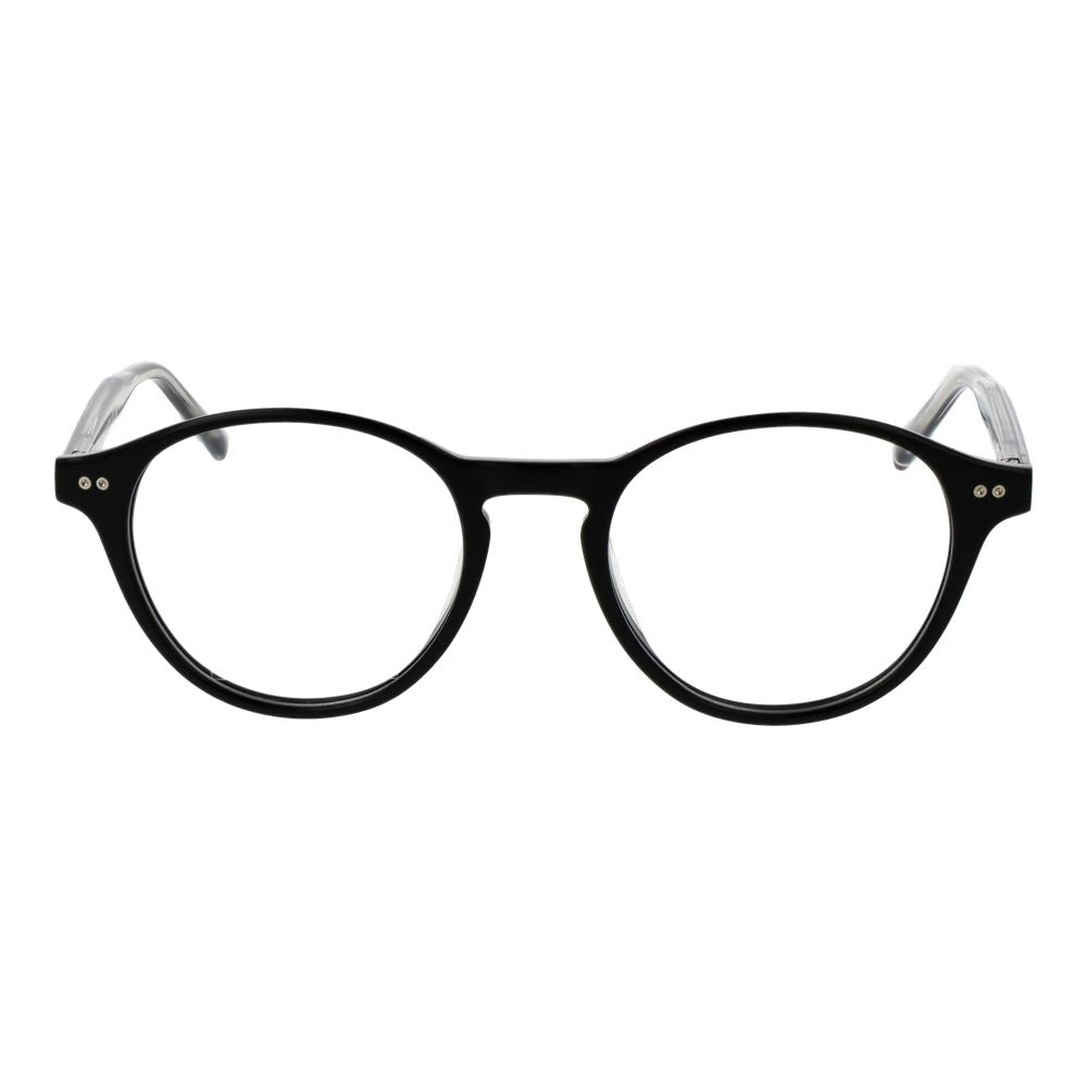 Tommy Hilfiger Men's Acetate Glasses – Black Full-Rim Frames
