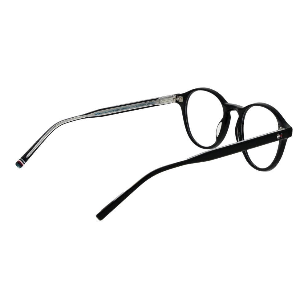 Tommy Hilfiger Men's Acetate Glasses – Black Full-Rim Frames