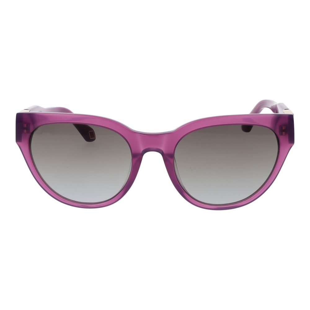 Replay Women’s Sunglasses – Rose Cat Eye Frame, Grey Gradient Lenses