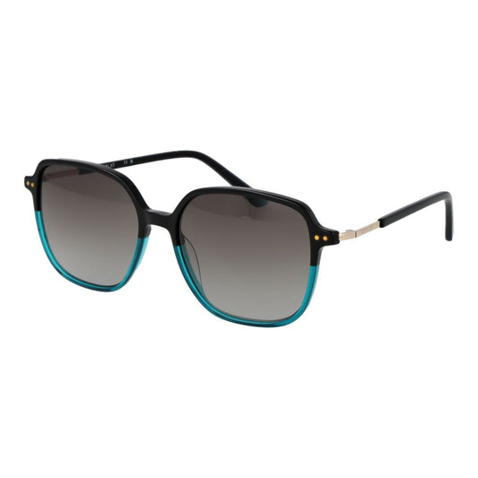 Replay Women’s Sunglasses – Black Square Frame, Grey Gradient Lenses
