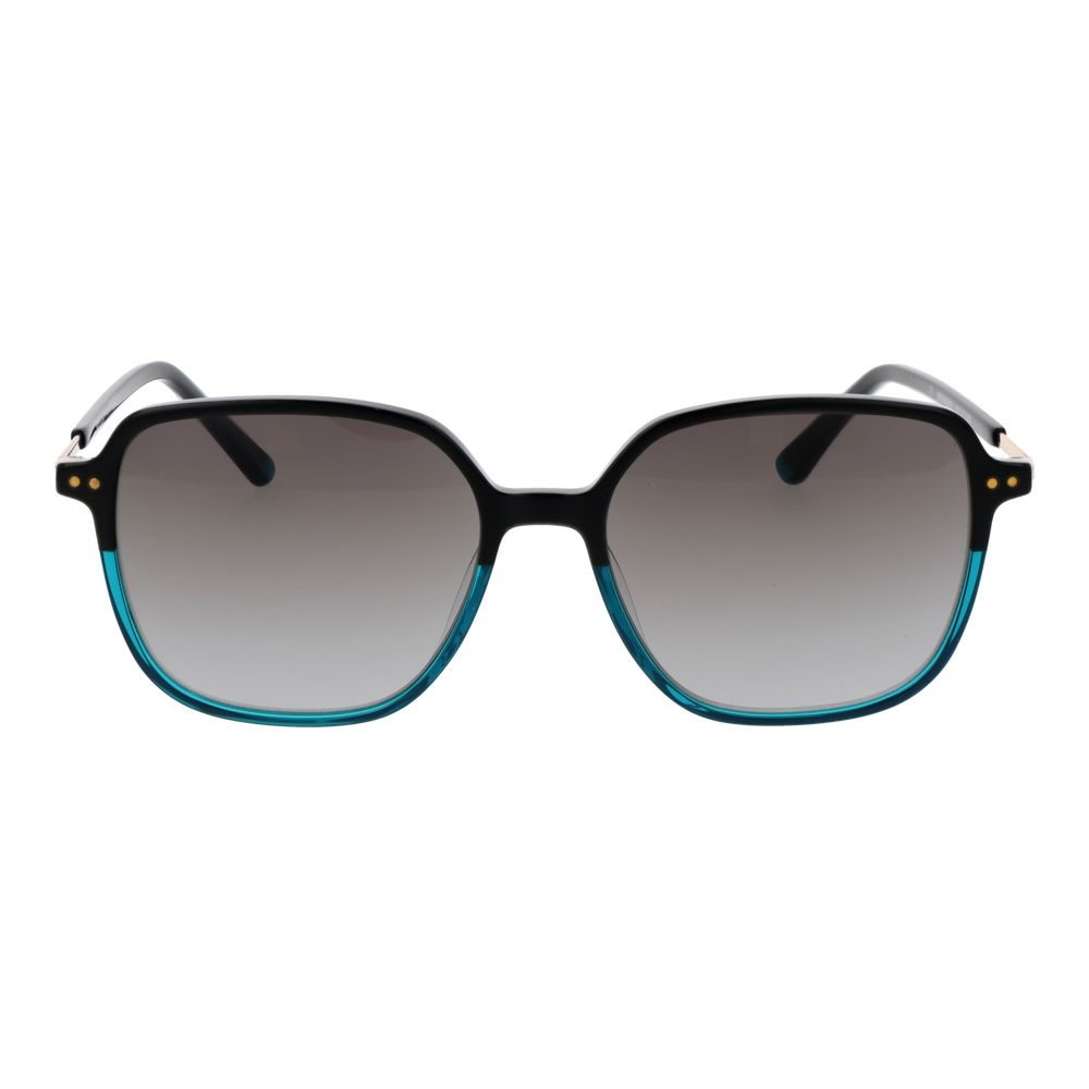 Replay Women’s Sunglasses – Black Square Frame, Grey Gradient Lenses