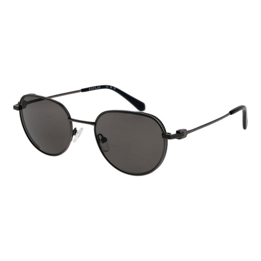 Replay Men’s Sunglasses – Gunmetal Full-Rim Frame, Grey Lenses