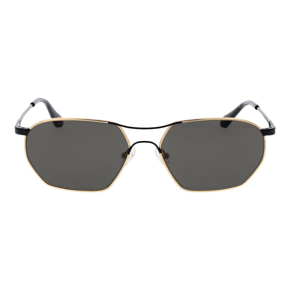 Replay Gold Metal Sunglasses – Aviator Style with Grey Lenses