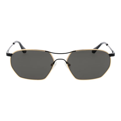Replay Gold Metal Sunglasses – Aviator Style with Grey Lenses
