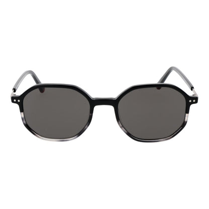 Replay Unisex Sunglasses – Black Full-Rim Frame, Grey Lenses