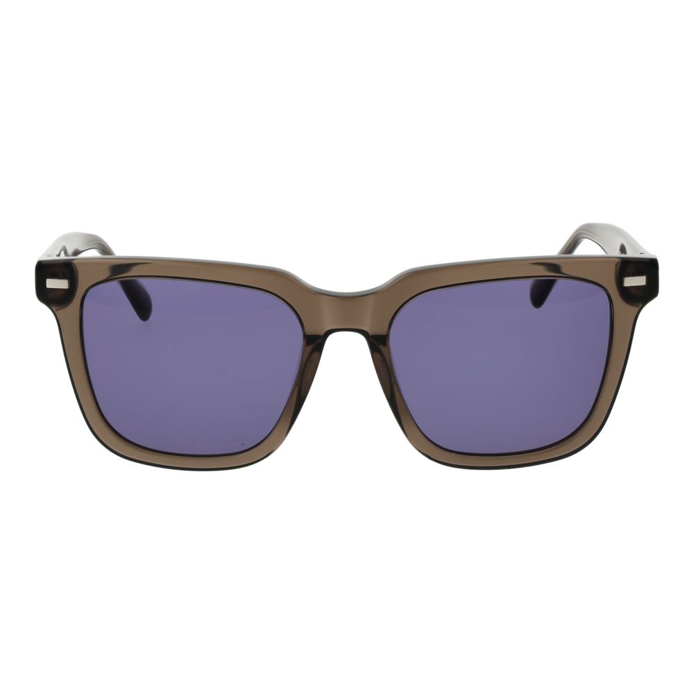 Replay Men’s Sunglasses – Brown Full-Rim Frame, Grey Lenses
