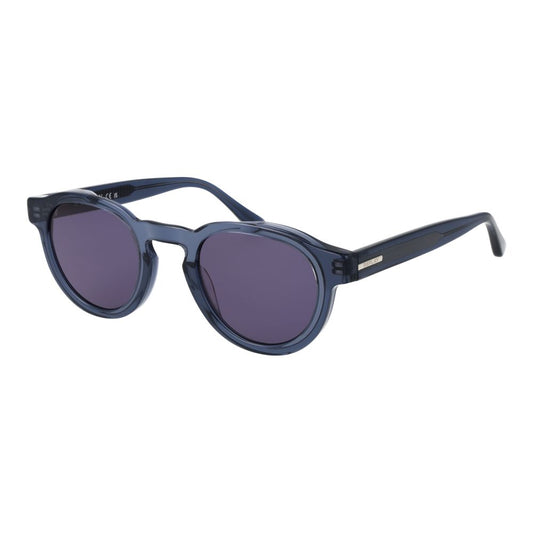 Replay Unisex Sunglasses – Grey Full-Rim Frame, Purple Lenses