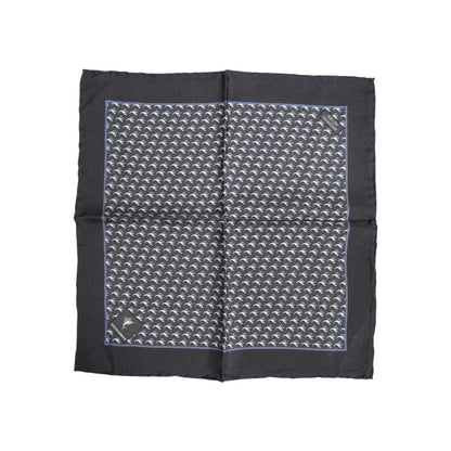 Dolce & Gabbana Black Silk Square Scarf