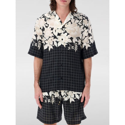 Amiri Black Silk Pattern Shirt