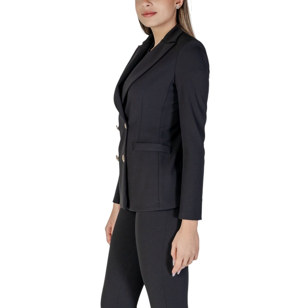 Rinascimento Black Polyester Blazer for Women