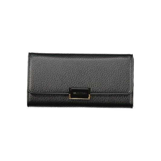 Mario Valentino Black Leather-Finish Women Wallet