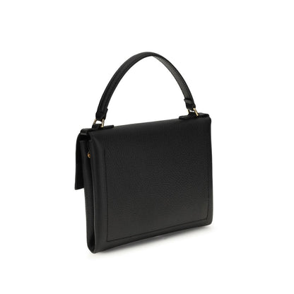 Coccinelle Black Calf Leather Bos Taurus Arlettis Mini Handbag