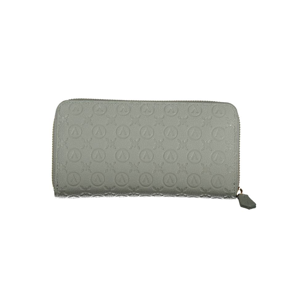 Mario Valentino Grigio Leather-Finish Women Wallet