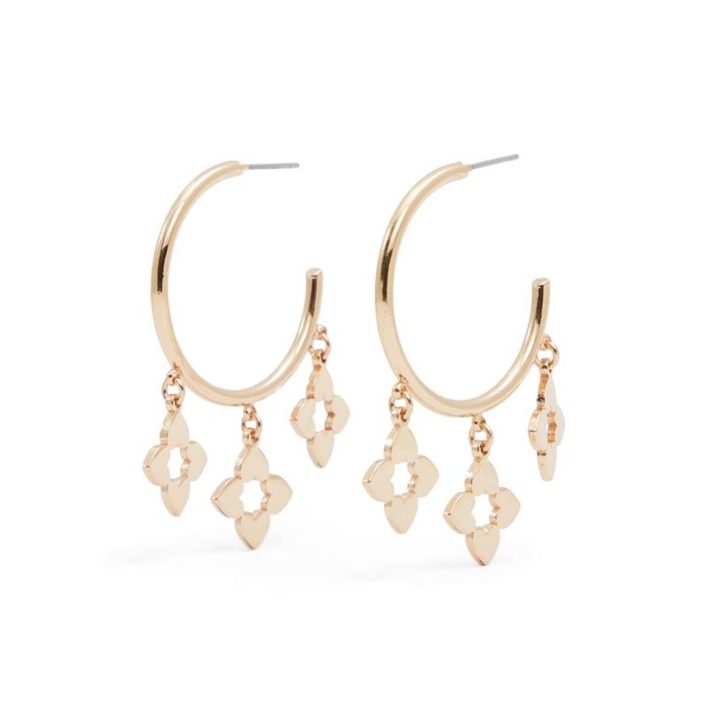 ALDO Gold Elastane Earrings - Chic Elegance for Every Occasion