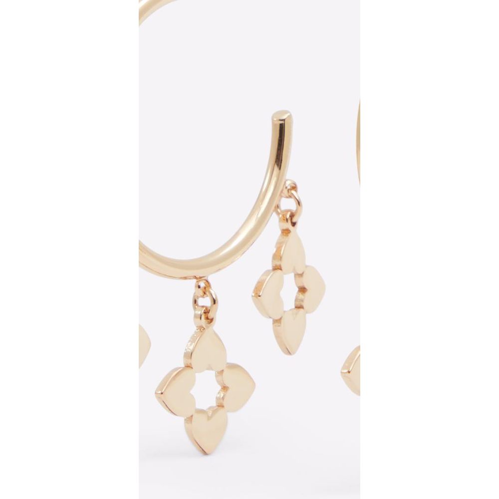 ALDO Gold Elastane Earrings - Chic Elegance for Every Occasion