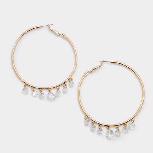 ALDO Gold Elastane Earrings - Dazzling Elegance for Every Occasion