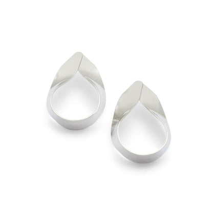 ALDO Silver Elastane Earrings - Chic Elegance for Every Occasion