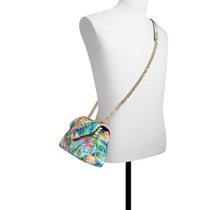 ALDO Light Blue Polyethylene Shoulder Bag