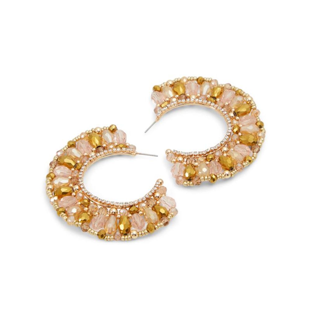 ALDO Brown Glass Earrings - Chic Light Brown Accessories
