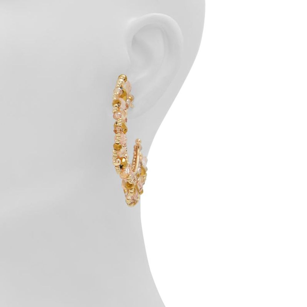 ALDO Brown Glass Earrings - Chic Light Brown Accessories