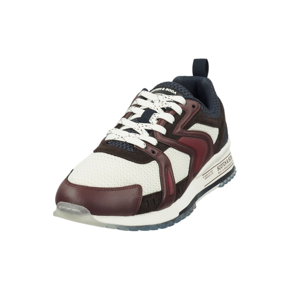 Scotch & Soda Bordo Multi Mesh Athletic Sneakers
