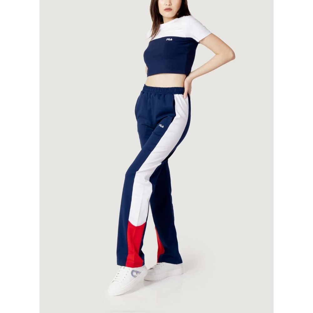 FILA Blue Cotton Joggers (Workout Pants) - Sporty Chic Comfort