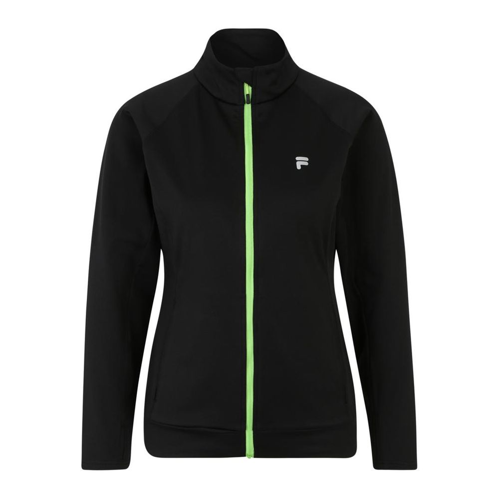 Fila Black Rogil Zip-Up Running Jacket