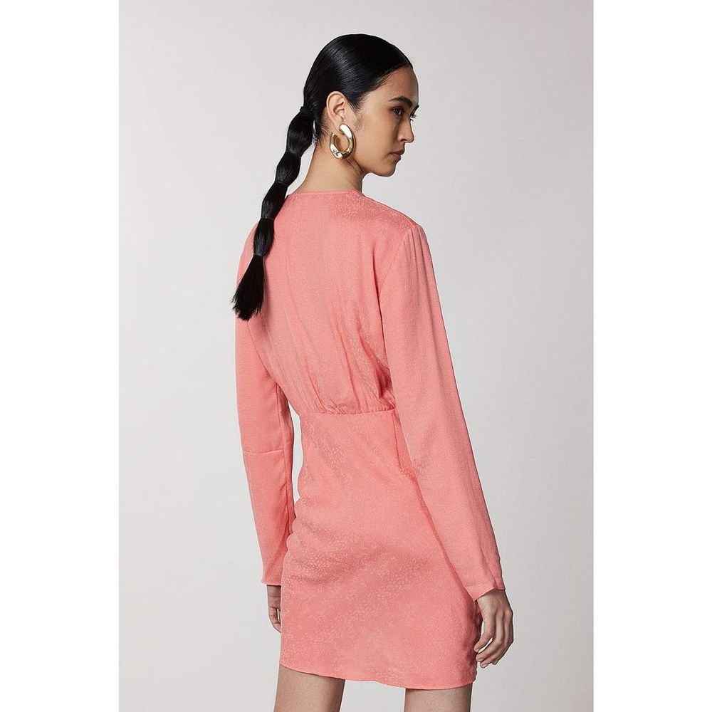 Patrizia Pepe Pink Copper Casual Dress in Juicy Peach