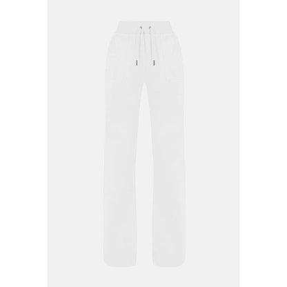 Juicy Couture Women's Plush Velour Casual Pants - White