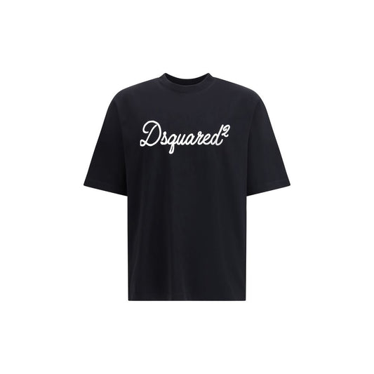 Dsquared2 Black Cotton T-Shirt