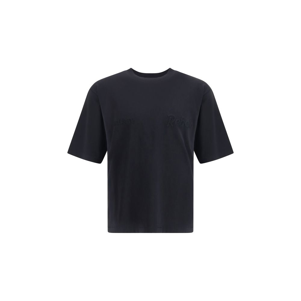Dsquared² Rebels Cotton T-Shirt - Oversized Black Statement Tee
