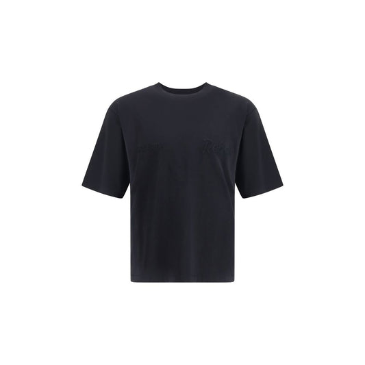 Dsquared² Rebels Cotton T-Shirt - Oversized Black Statement Tee